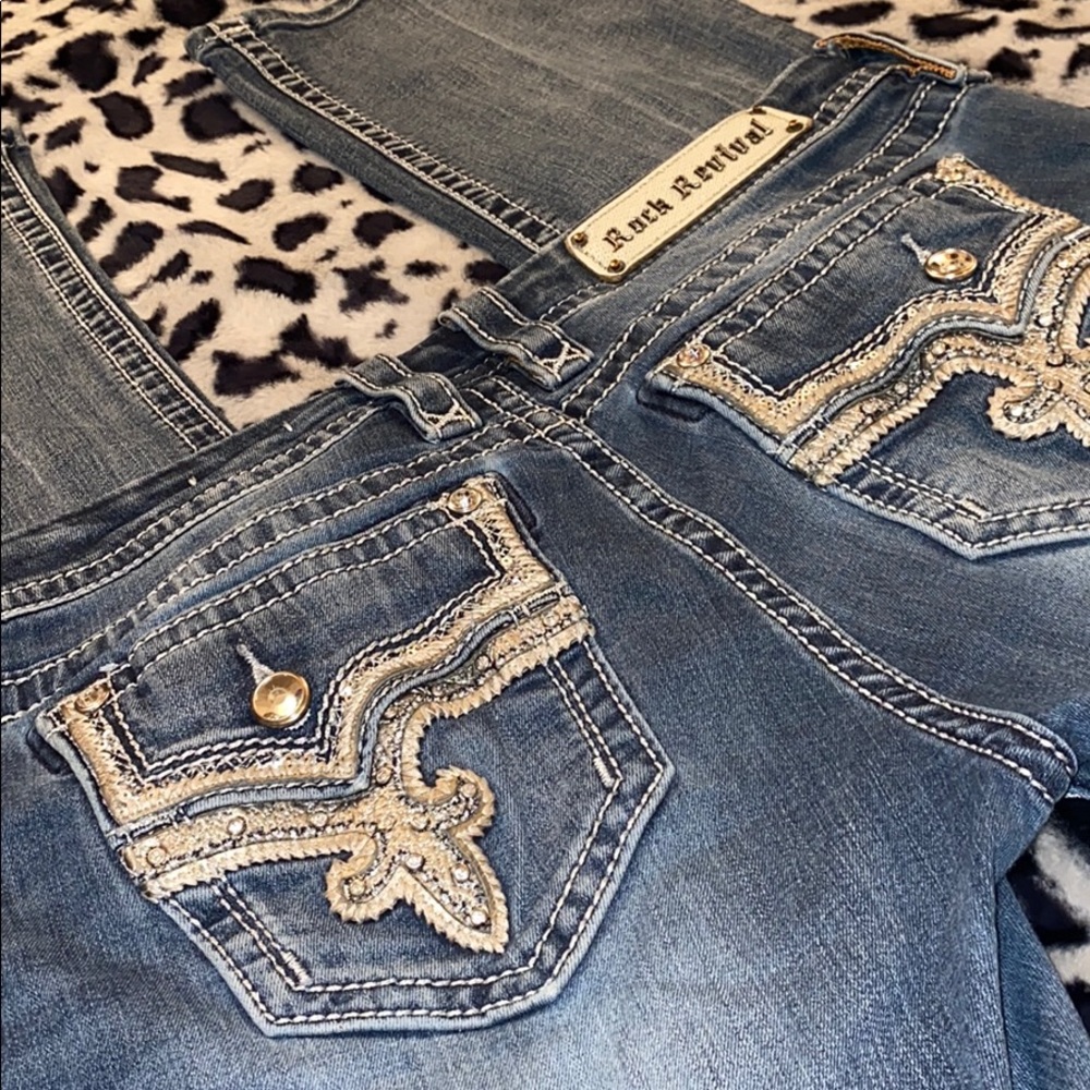 Women’s rock revival jeans